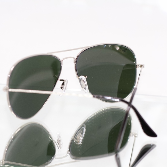 Ray Ban Gray Mirrored Lenses On Silver Frame - Picture 7 of 8